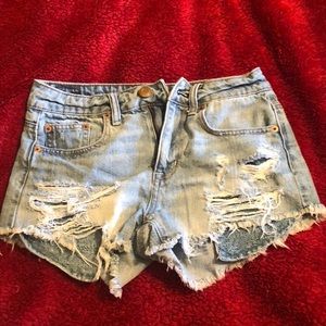 American Eagle high waisted shorts